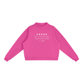 Women's Fleece Mock-Neck Crew Sweatshirt