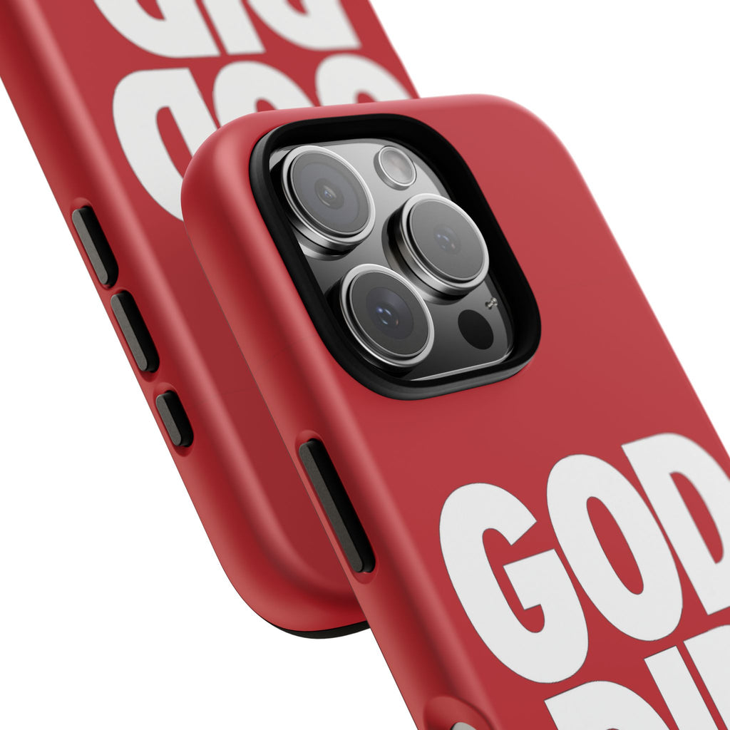 Red GOD DID Phone Case