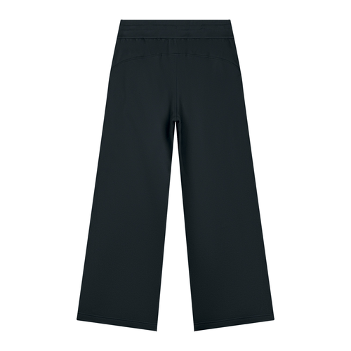 Black Wide Leg Fleece Sweatpants