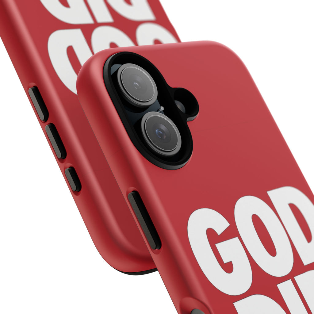 Red GOD DID Phone Case
