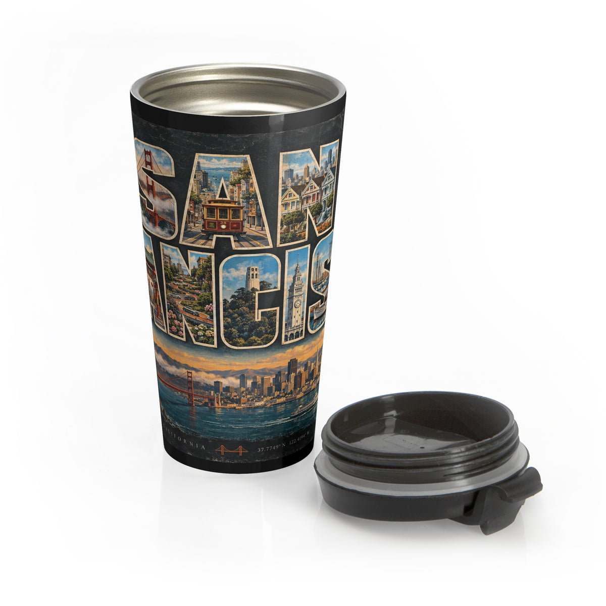 San Francisco Cityscape Travel Mug