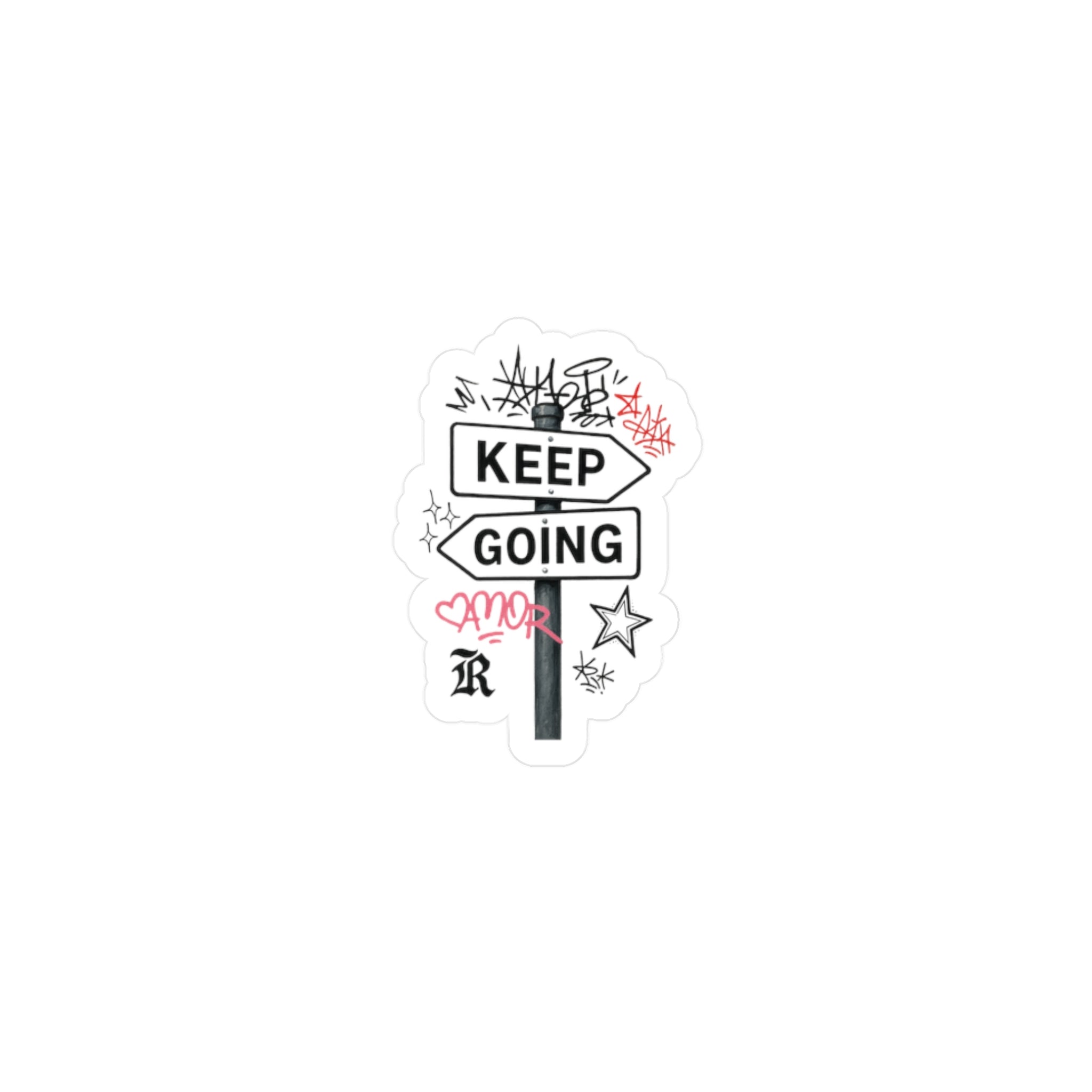 Keep Going Sticker