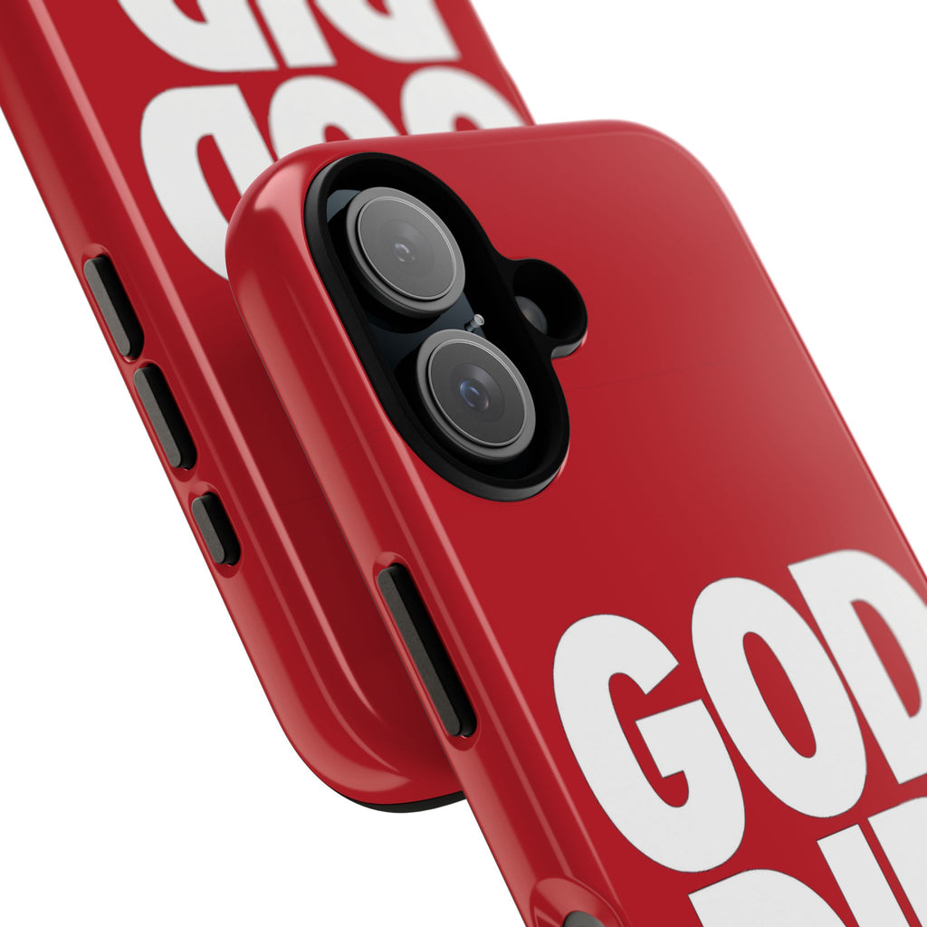 Red GOD DID Phone Case