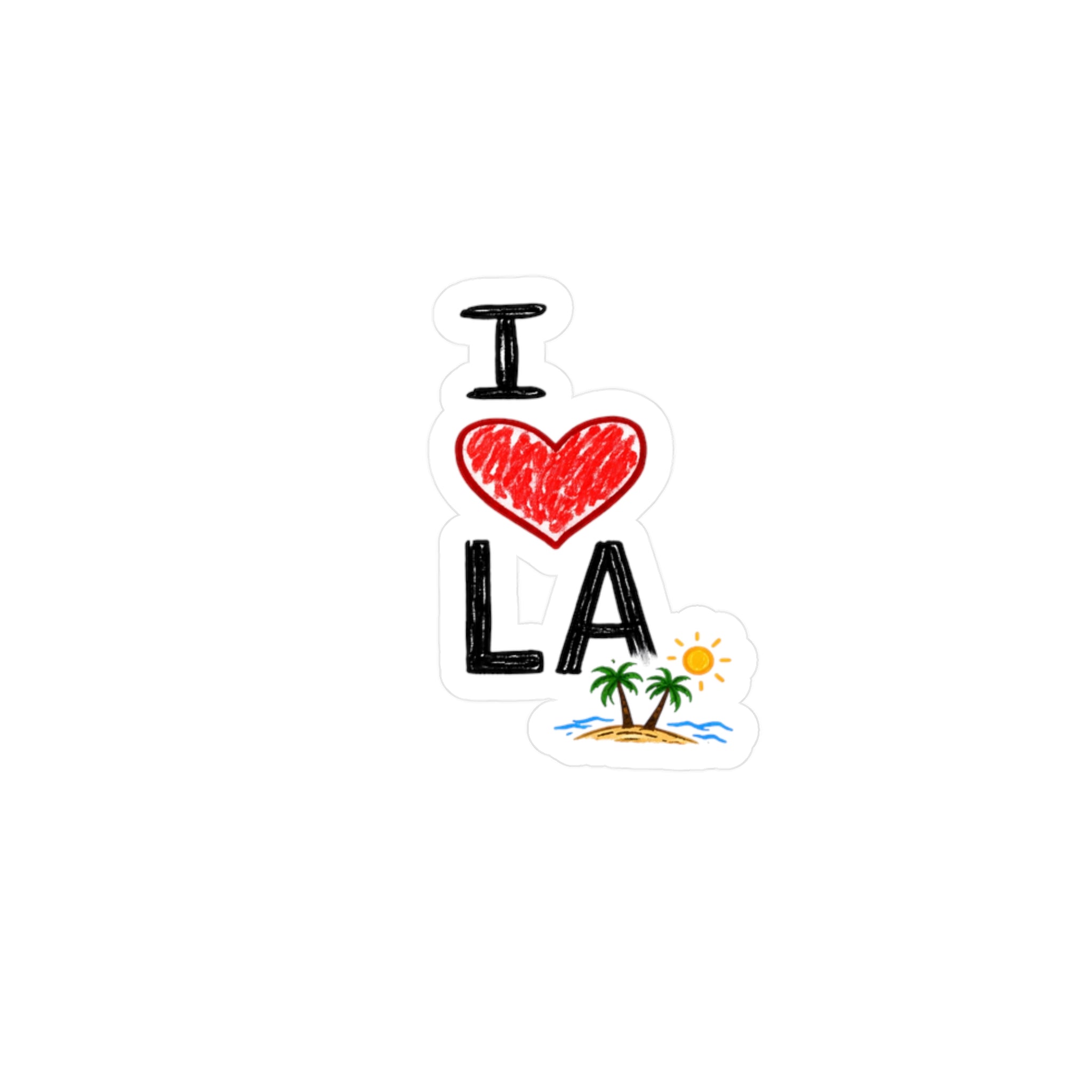 I love LA Sticker