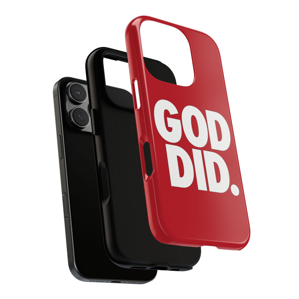 Red GOD DID Phone Case