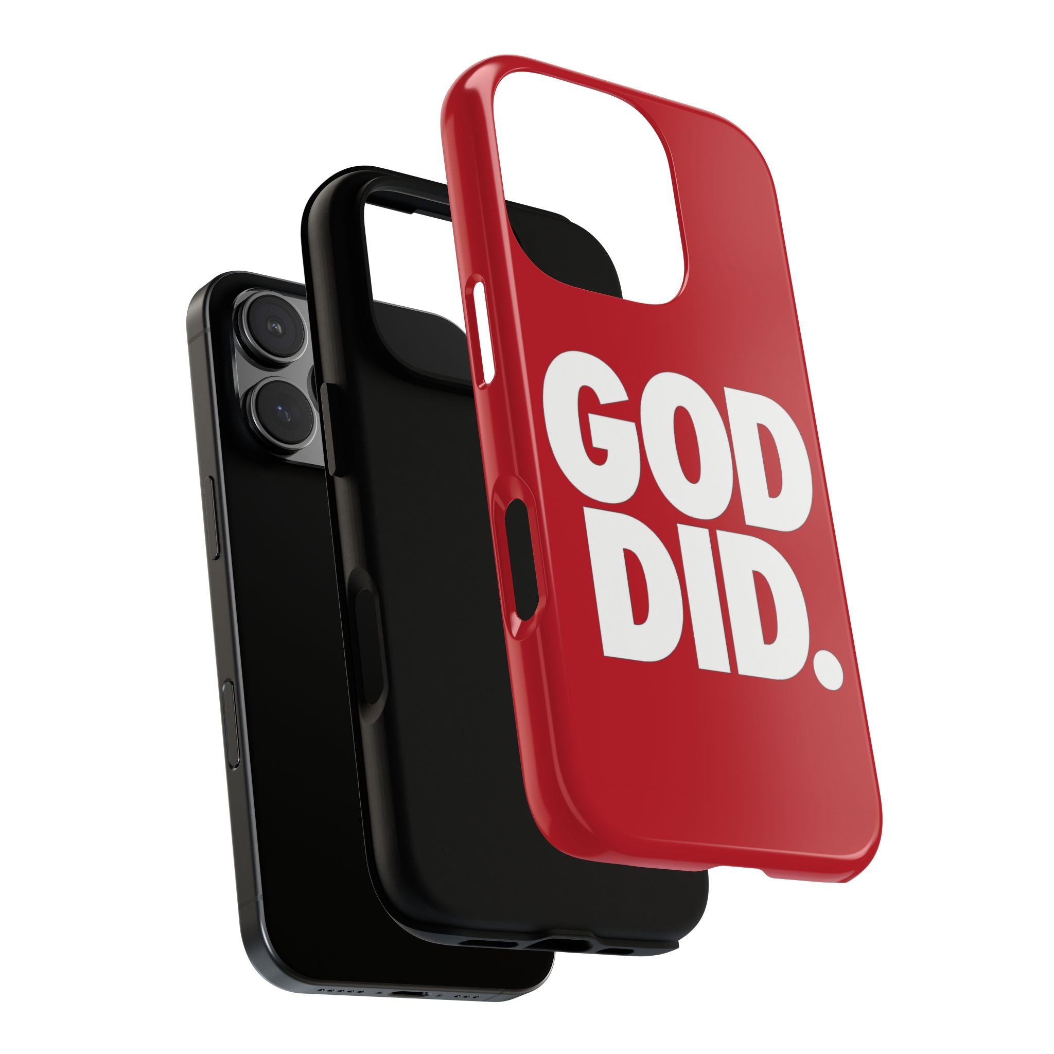 Red GOD DID Phone Case