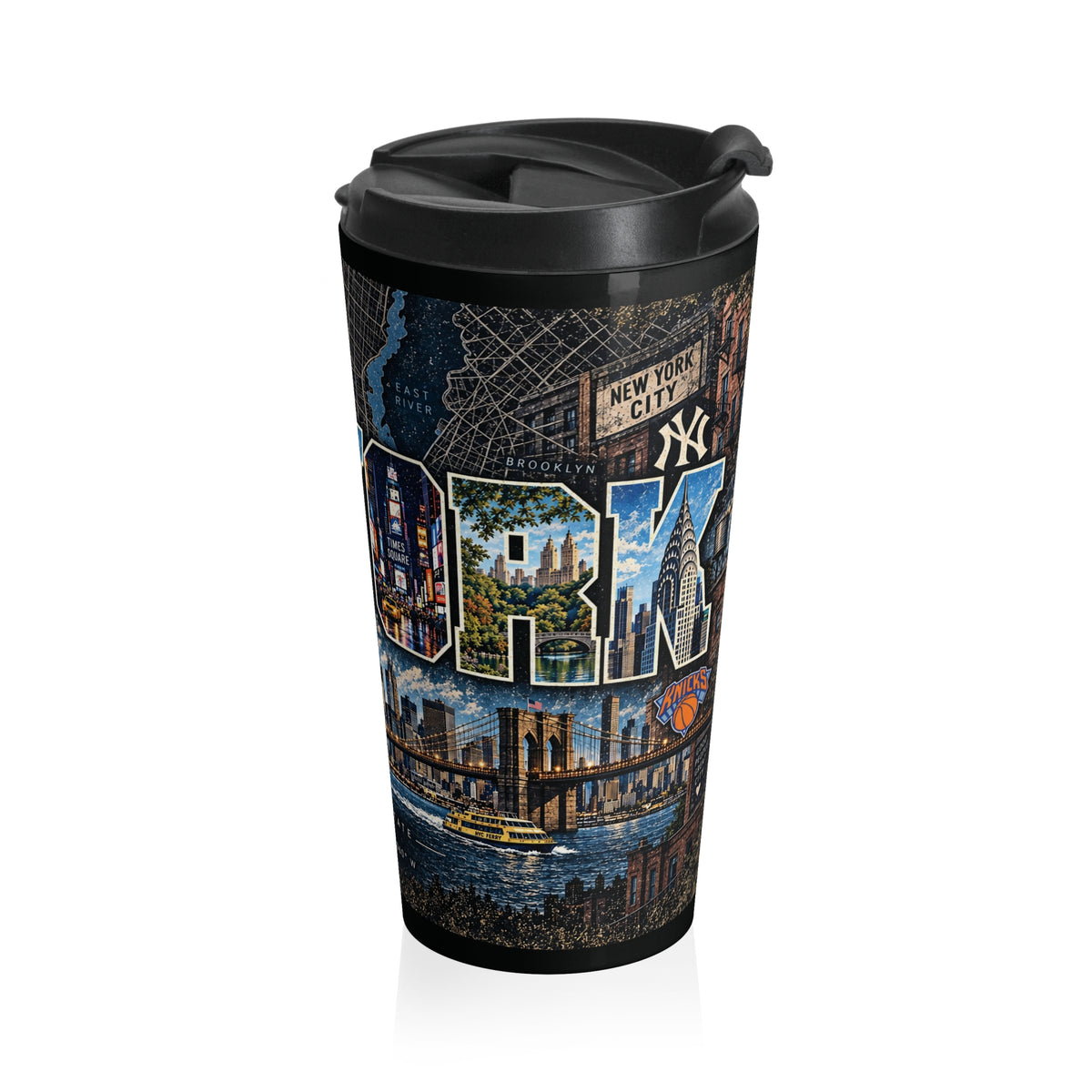 NYC Cityscape Travel Mug