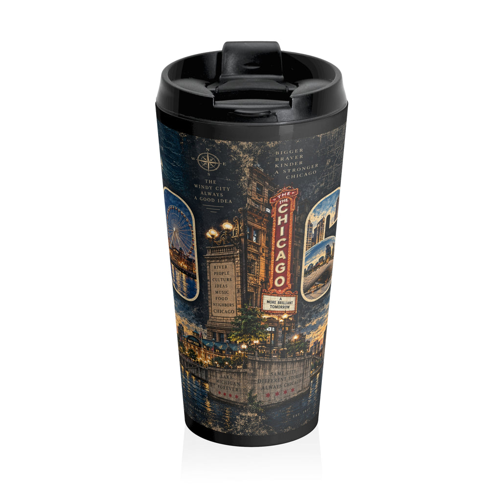 Chicago Cityscape Travel Mug