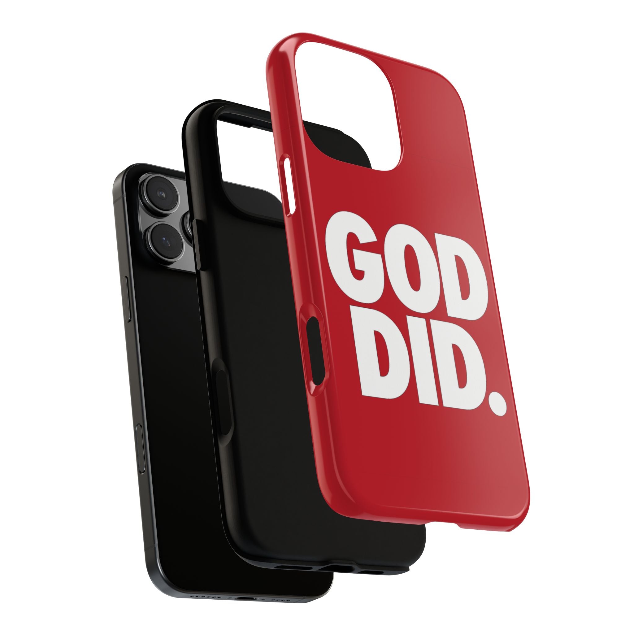 Red GOD DID Phone Case