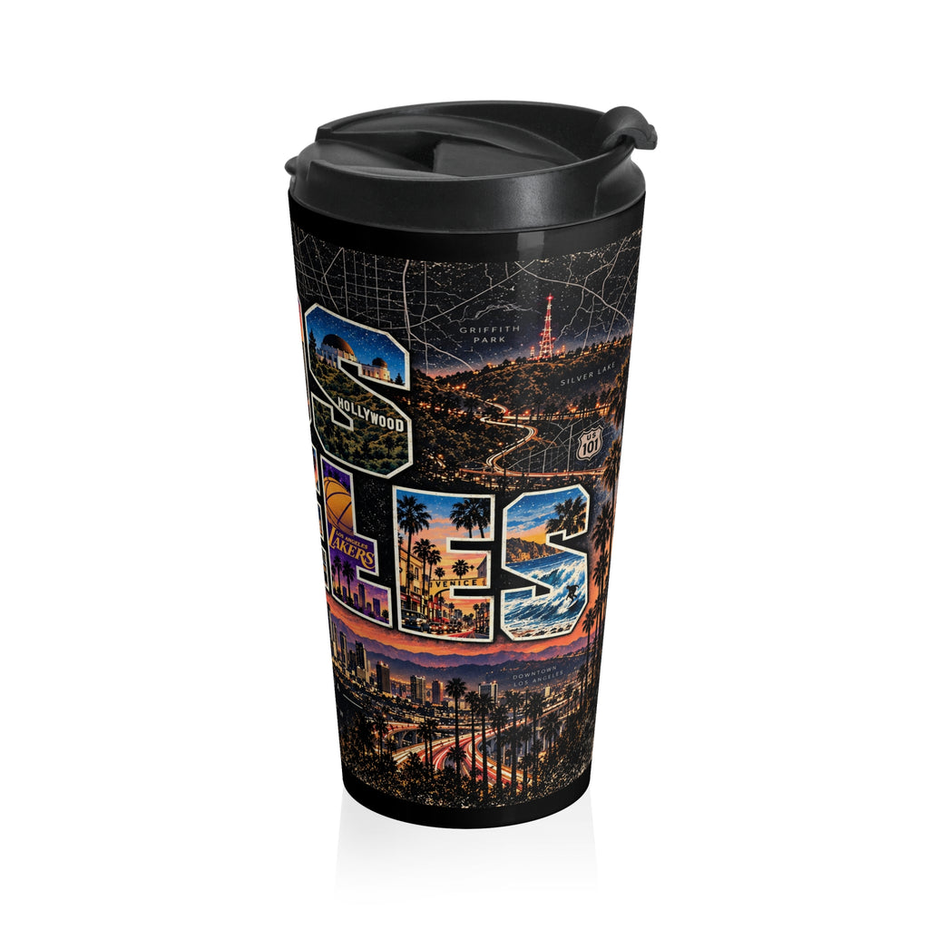 LA Cityscape Travel Mug