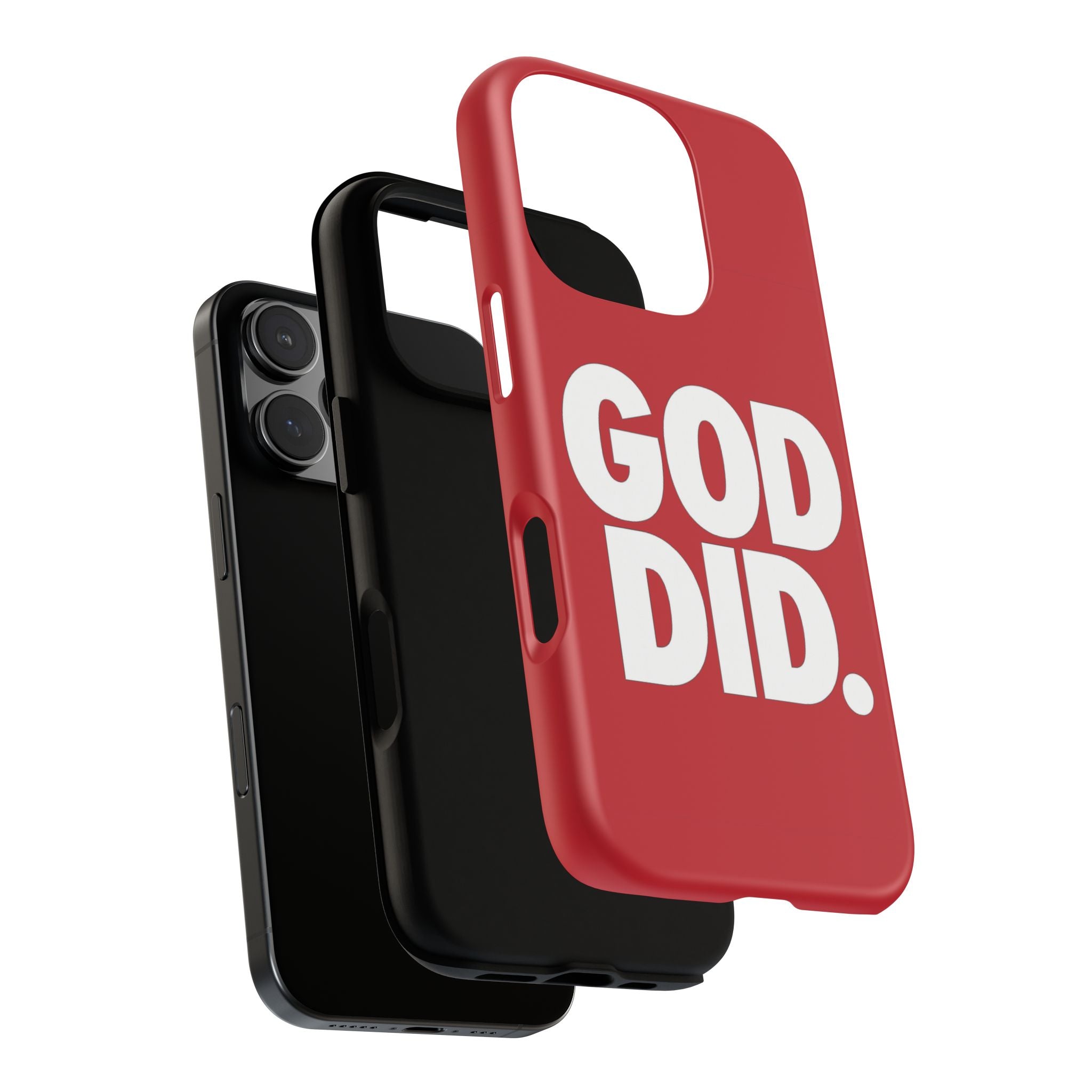 Red GOD DID Phone Case