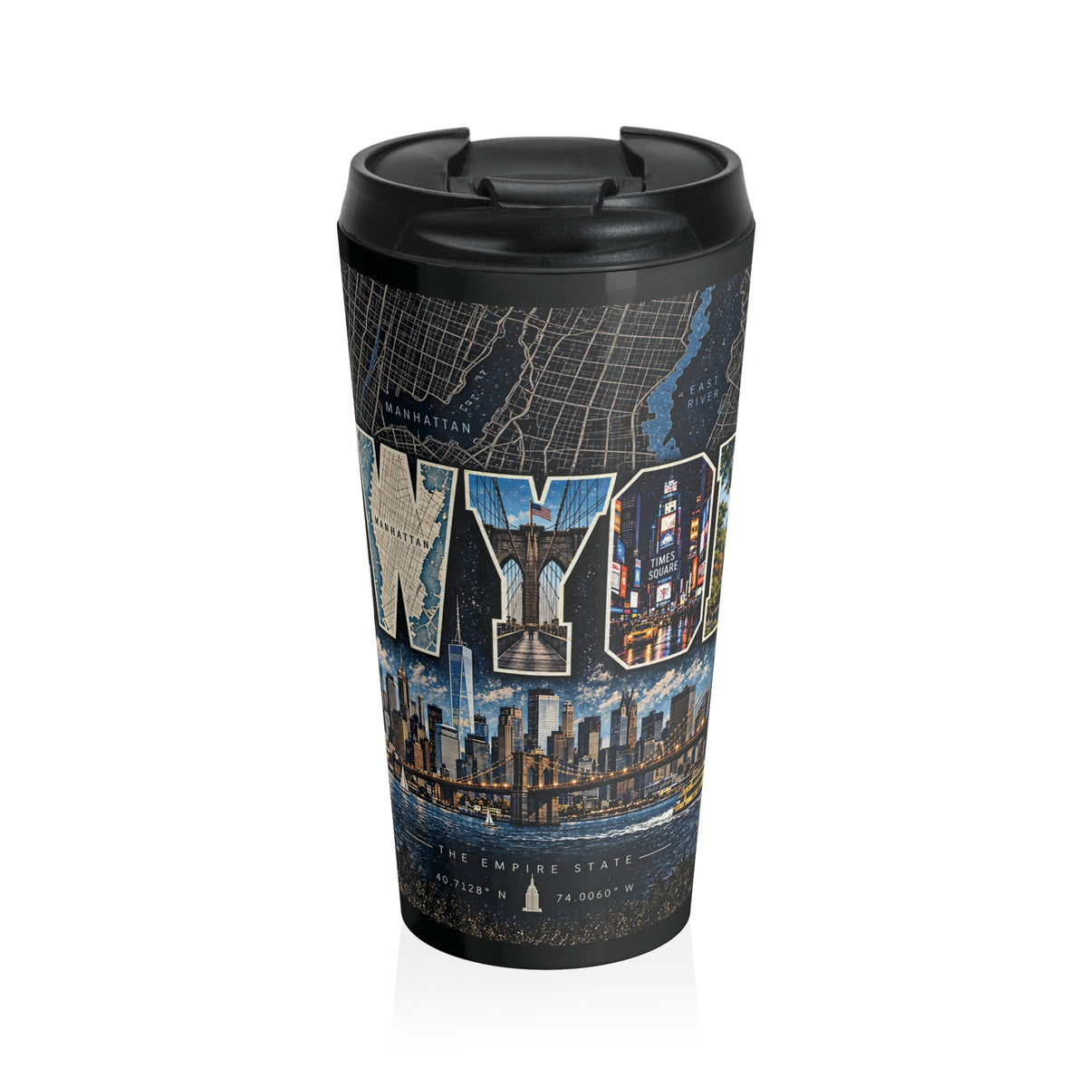 NYC Cityscape Travel Mug