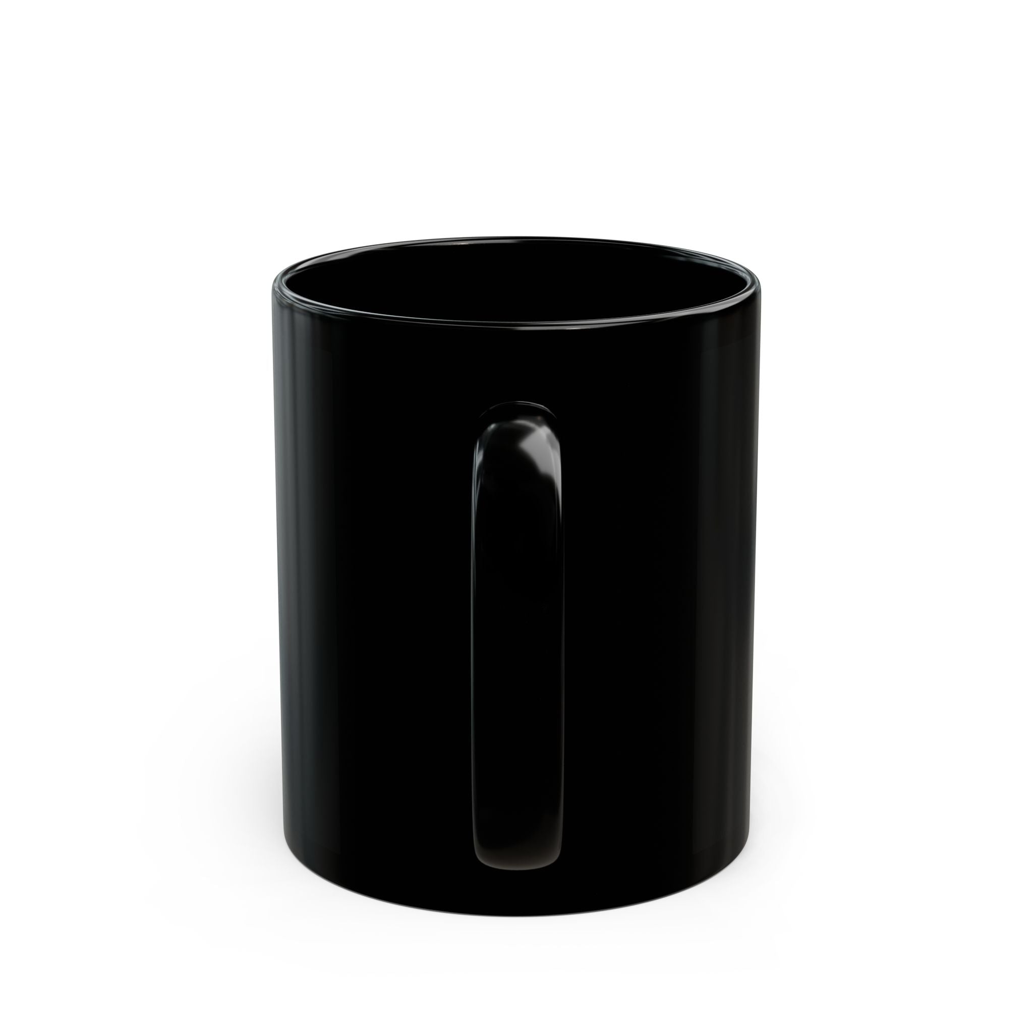 Love Jesus Black Mug