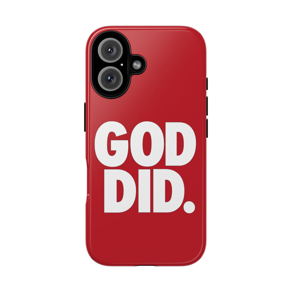 Red GOD DID Phone Case