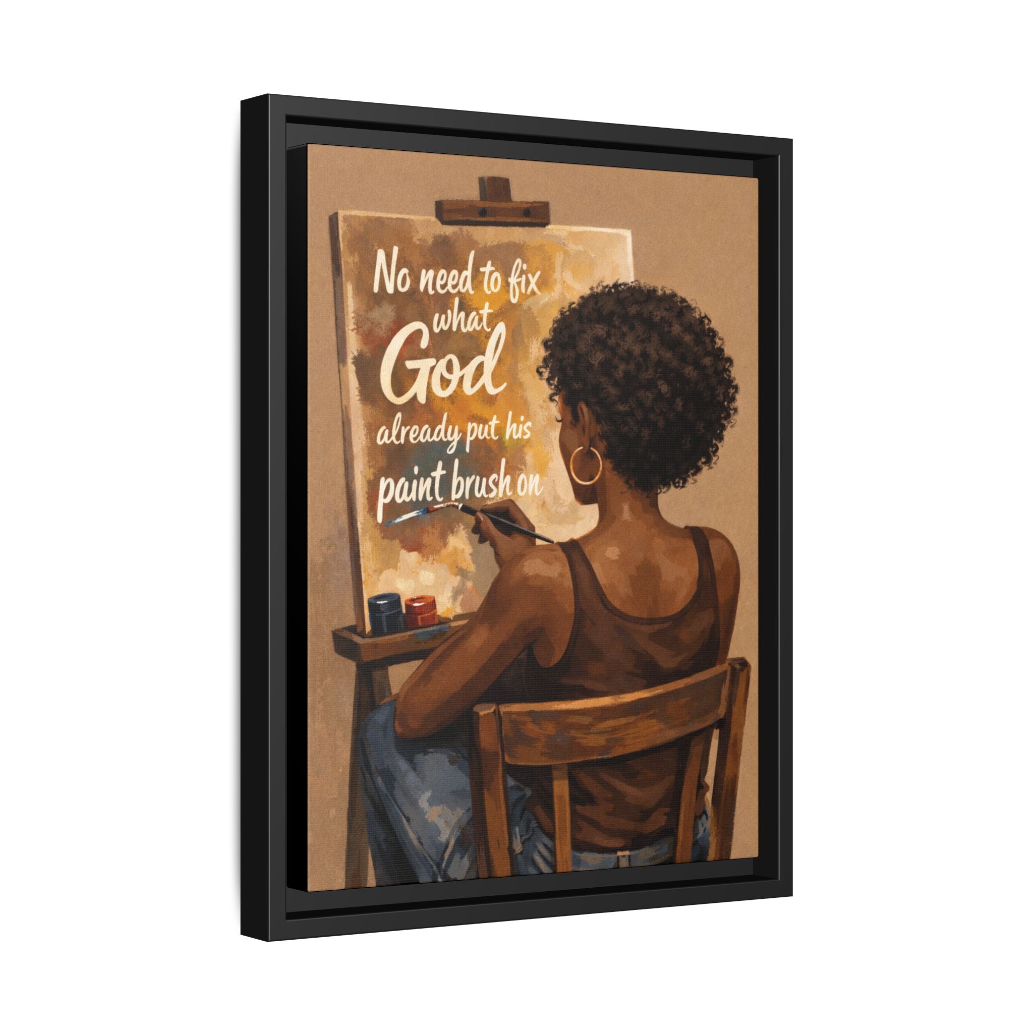 Framed Matte Canvas Art