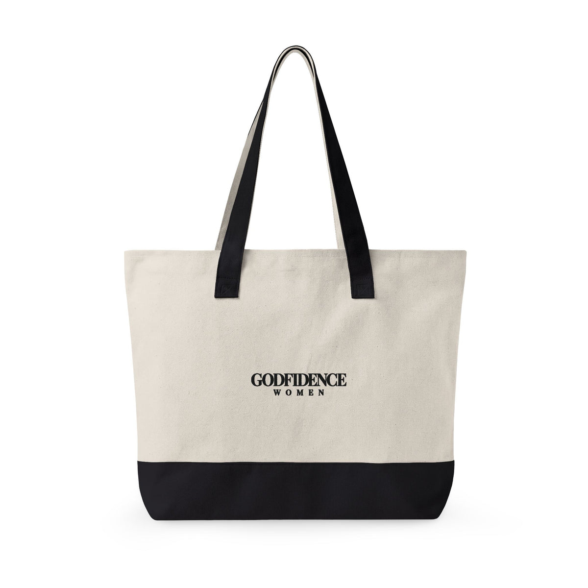 Godfidence Women Zippered Tote Bag