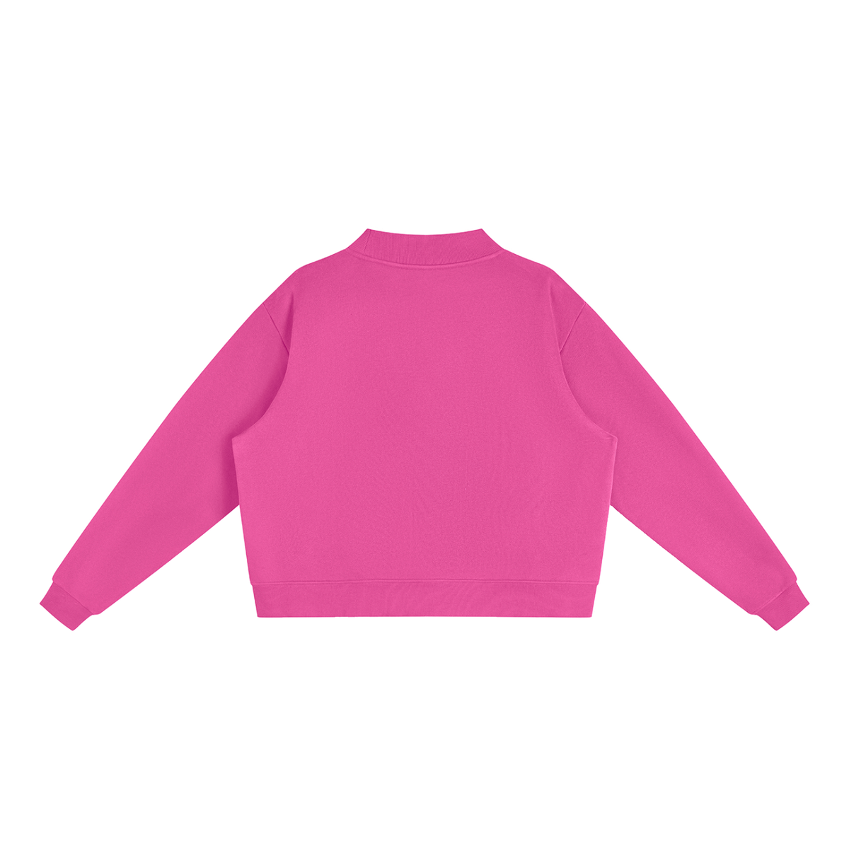 Women's Fleece Mock-Neck Crew Sweatshirt