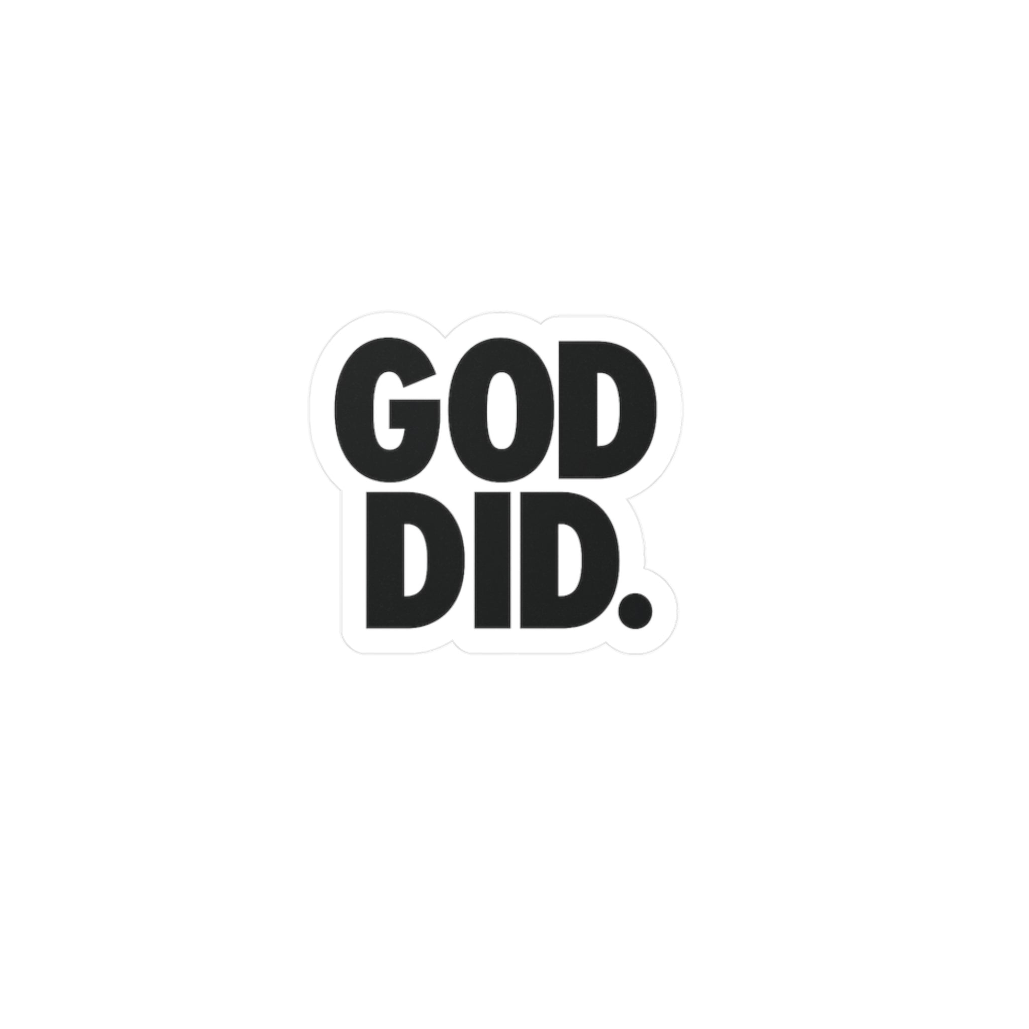 God Did Sticker