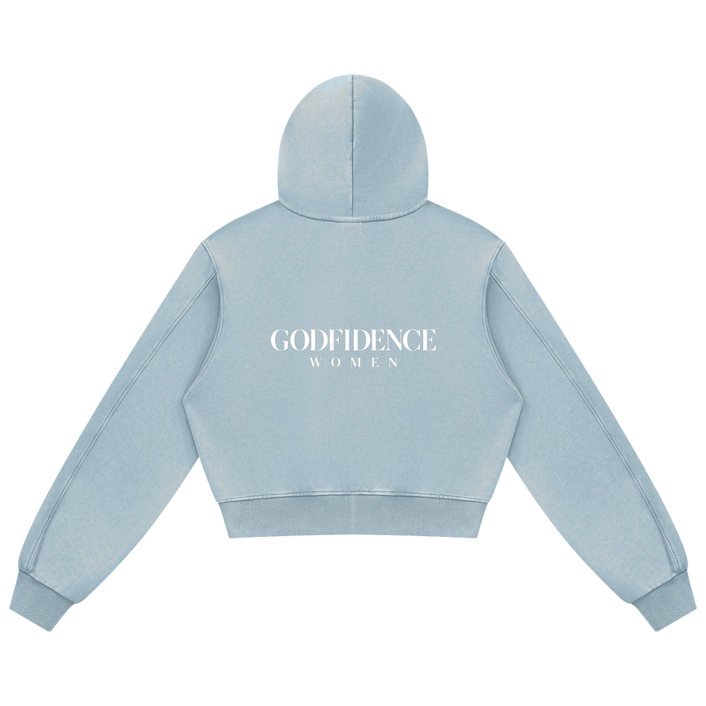 Women's Mineral Wash Full Zip Hoodie