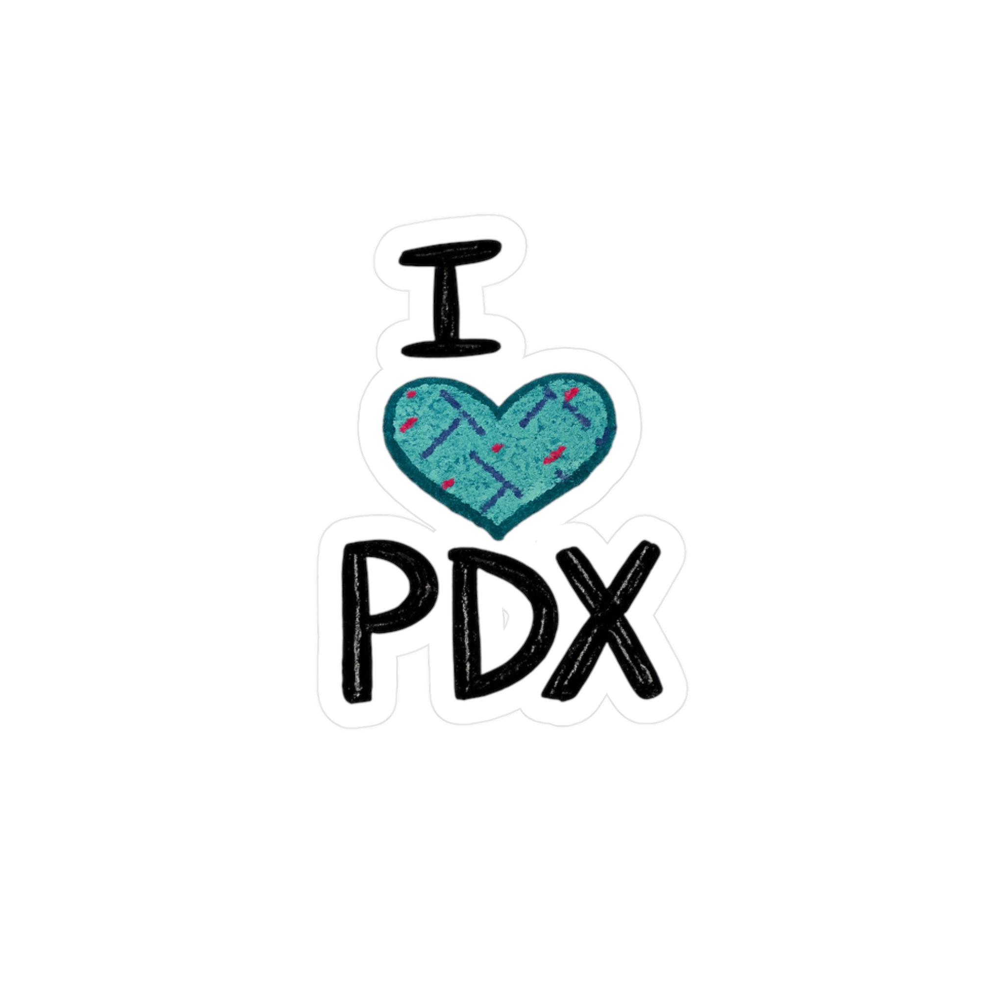 I love PDX Sticker
