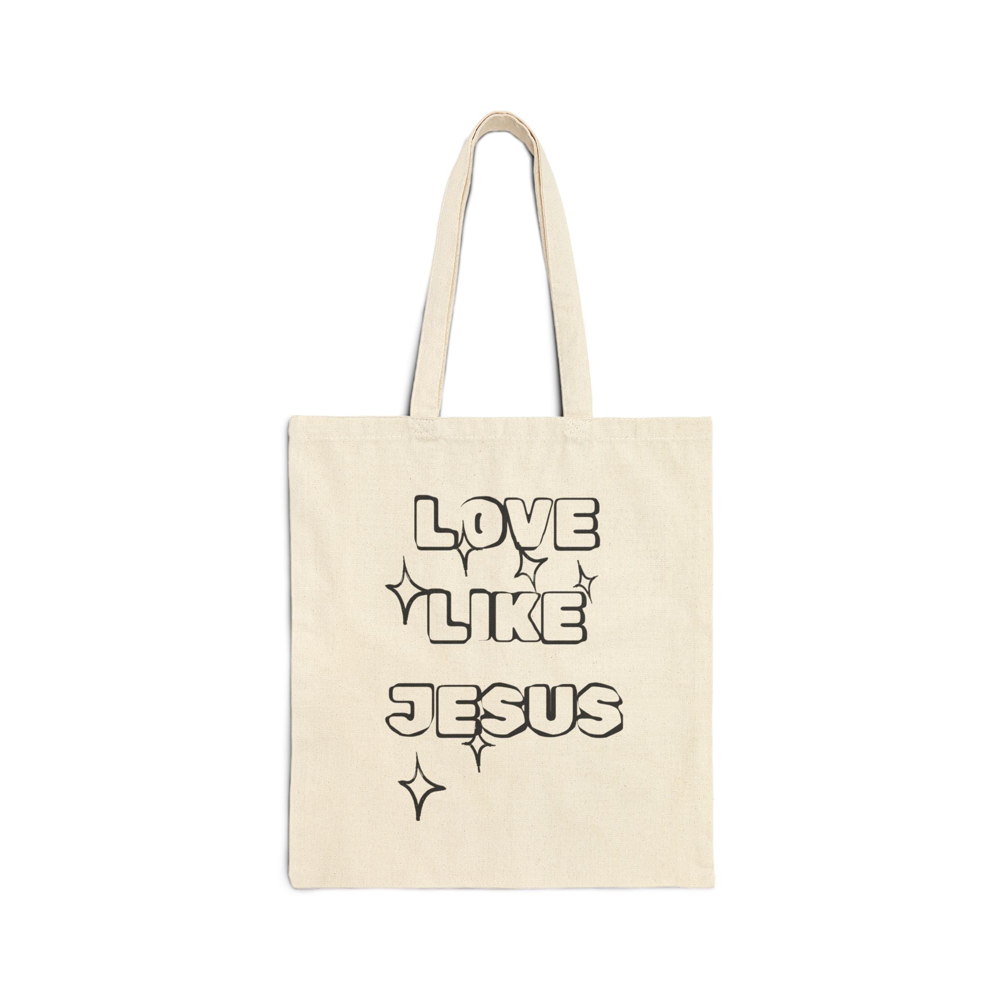 Love Like Jesus Canvas Tote Bag