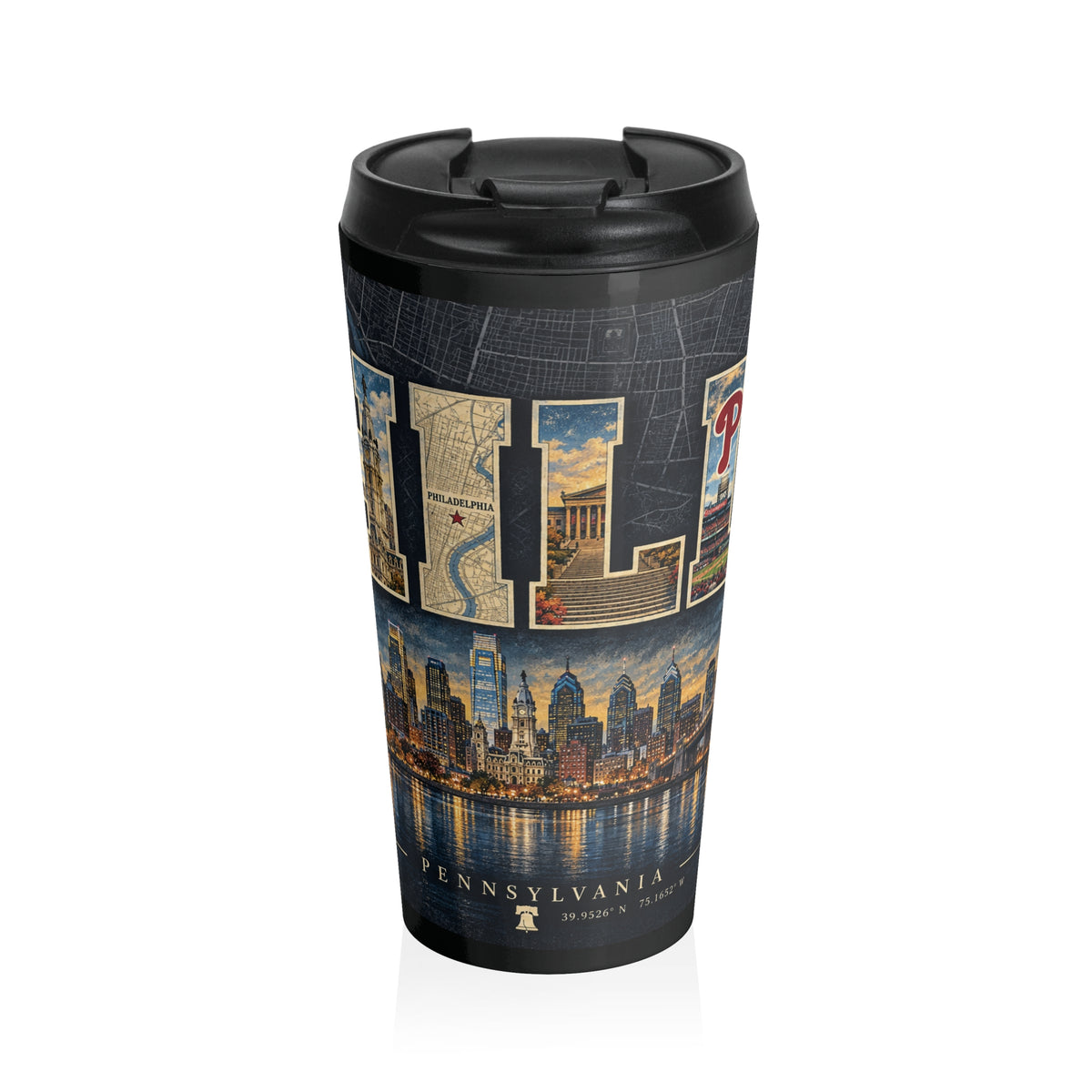 Philadelphia Cityscape Travel Mug