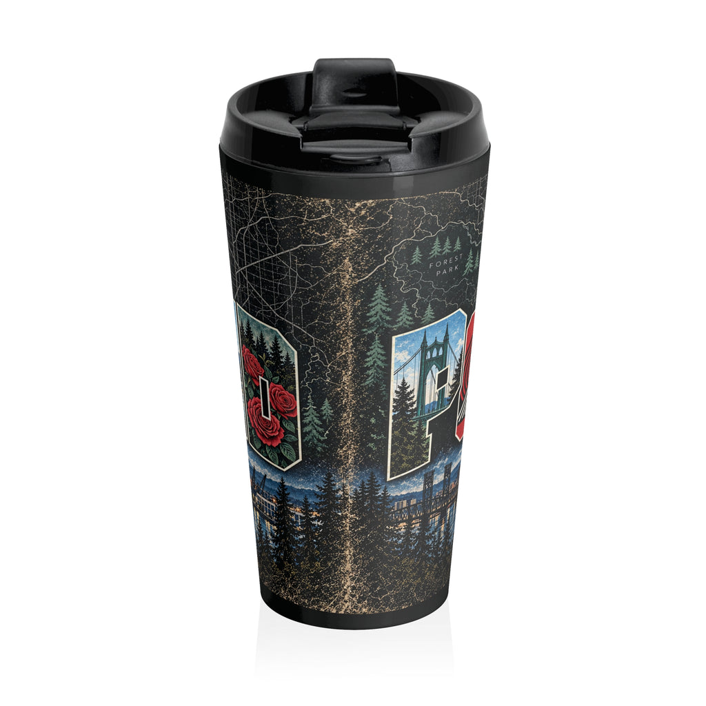 Portland Cityscape Travel Mug