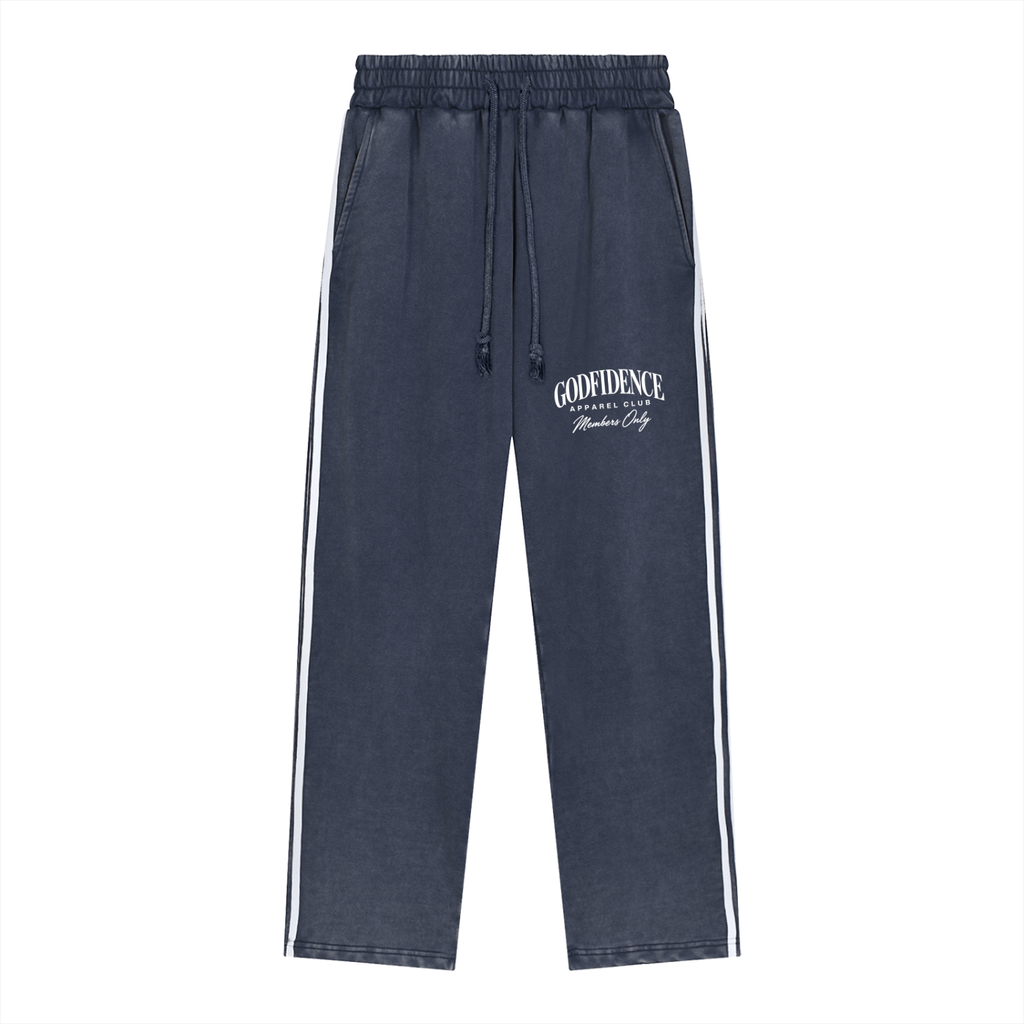 Members Only Contrast Tape Sweatpants