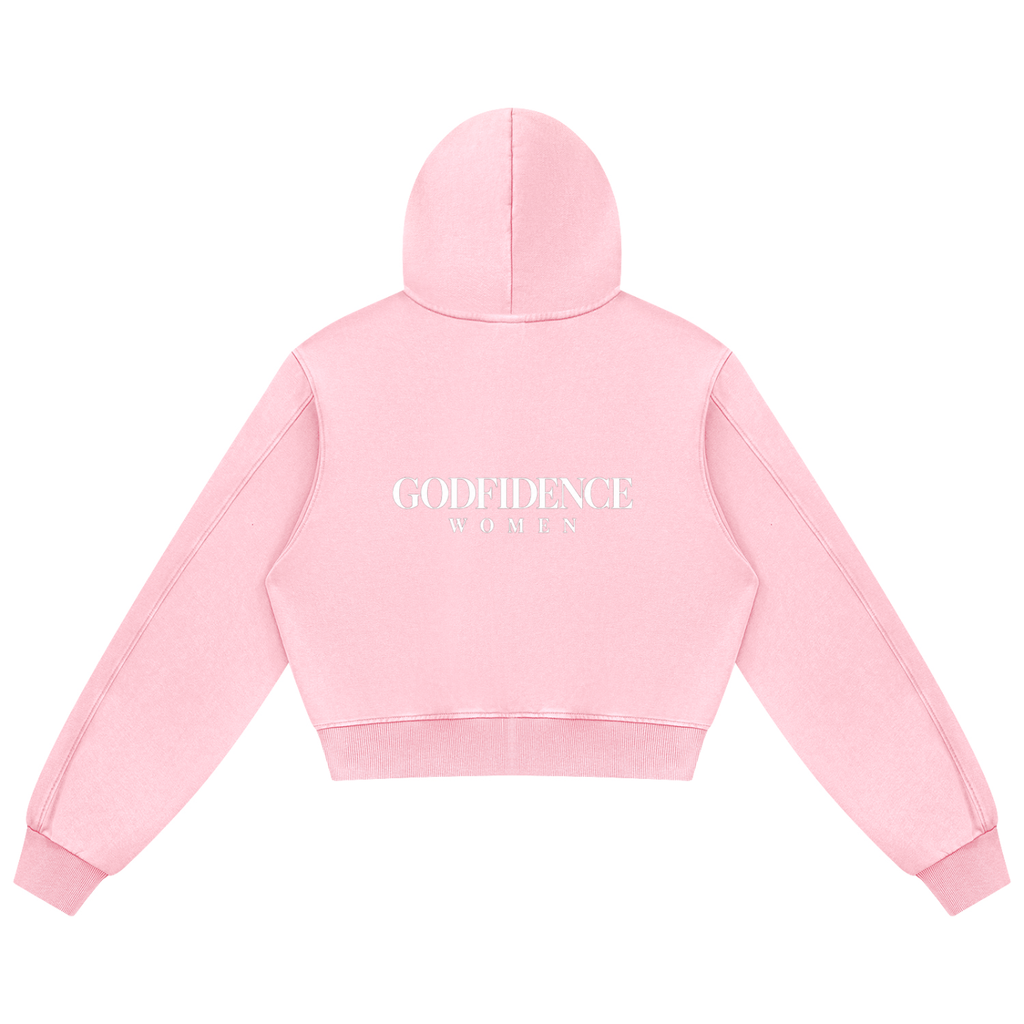Women's Mineral Wash Full Zip Hoodie