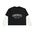 Members Only Contrast Sleeve Tee