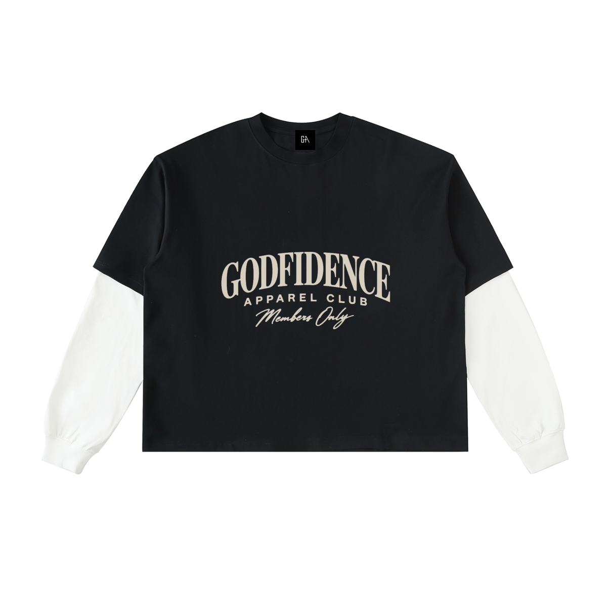 Members Only Contrast Sleeve Tee