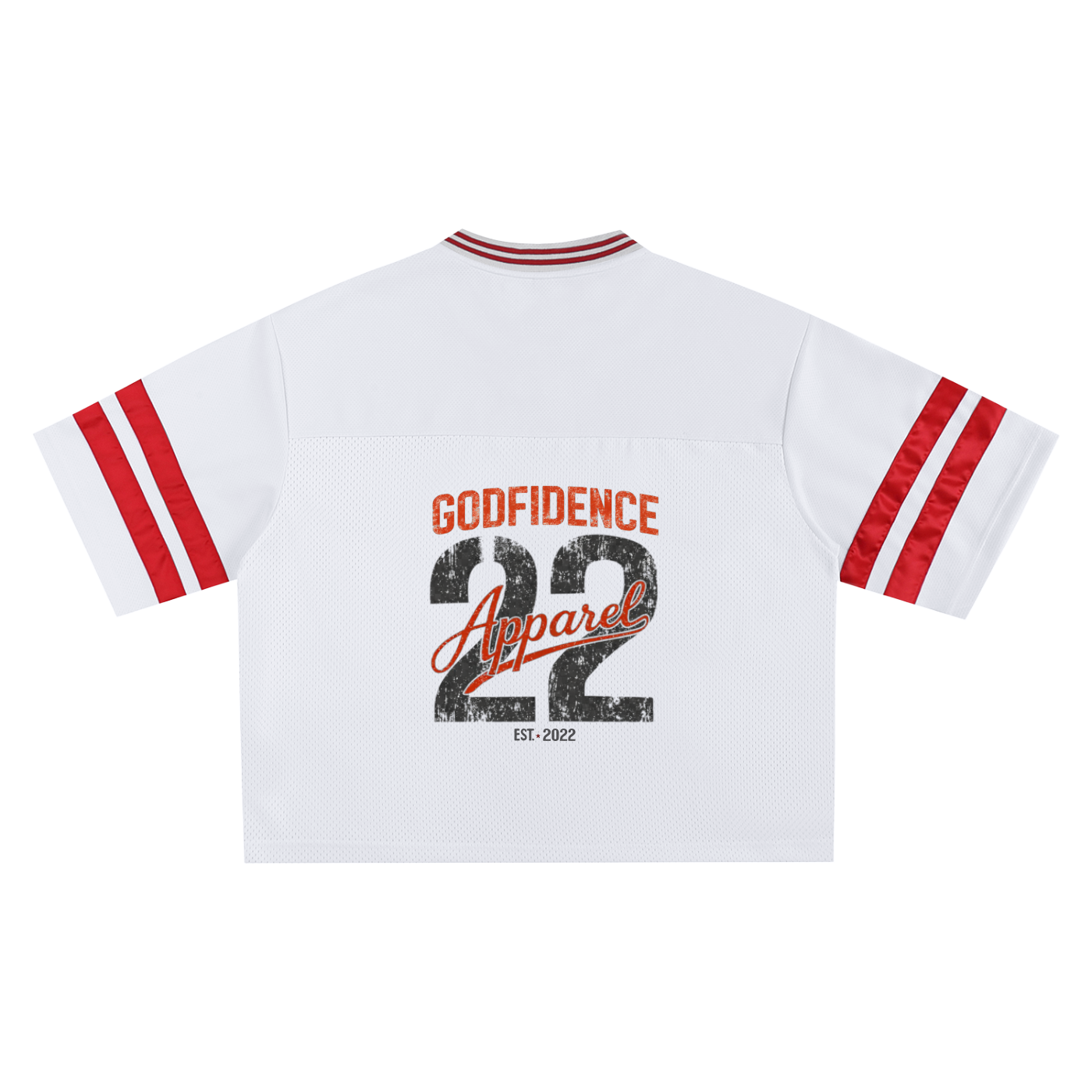 Taped Mesh Boxy T-Shirt
