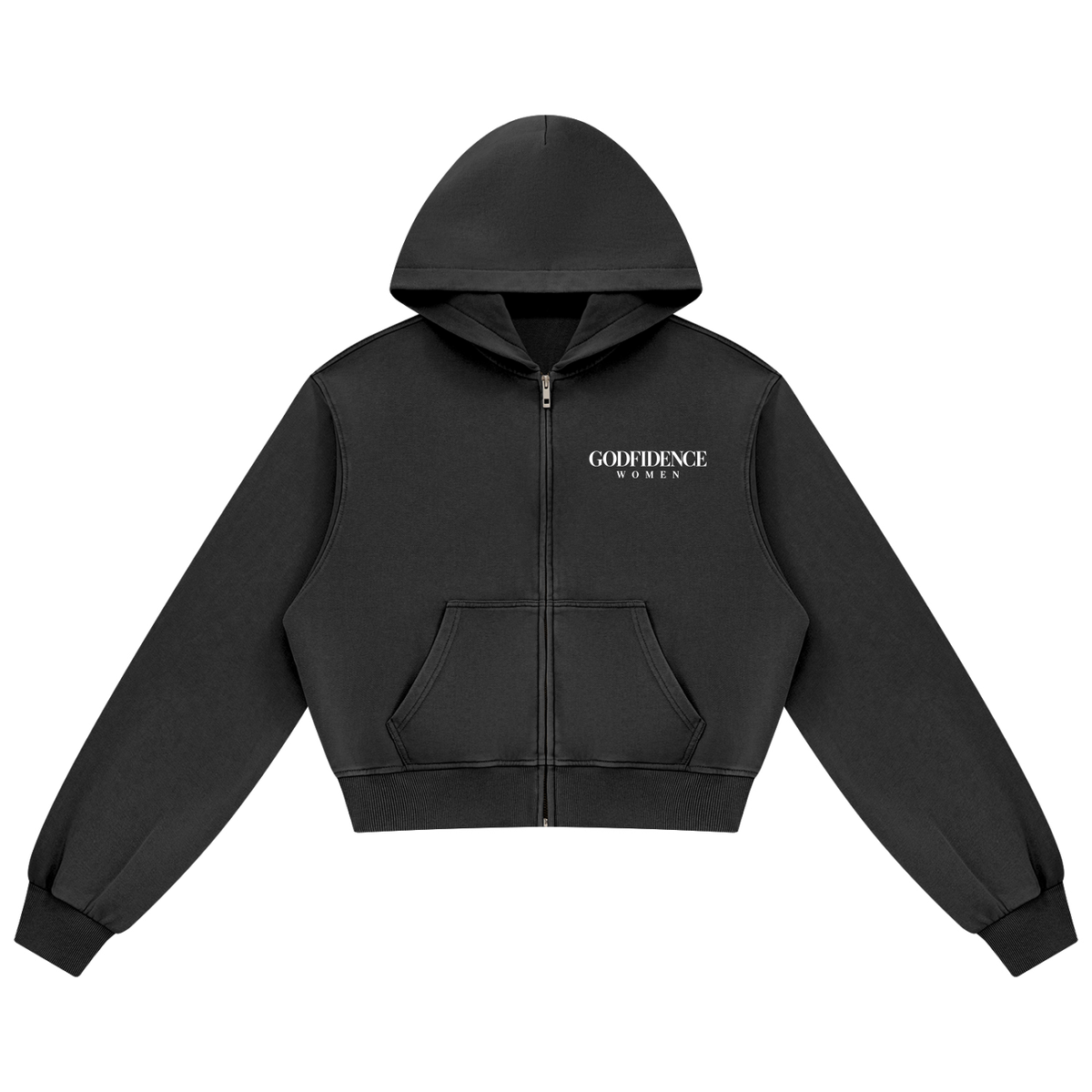 Women's Mineral Wash Full Zip Hoodie