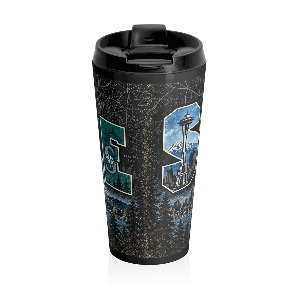 Seattle Cityscape Travel Mug