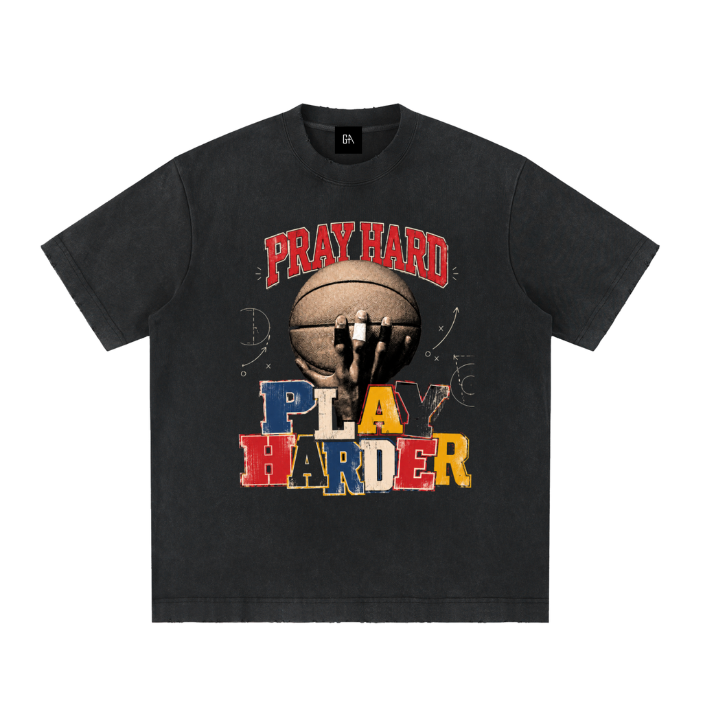 Pray Hard, Play Harder Tee