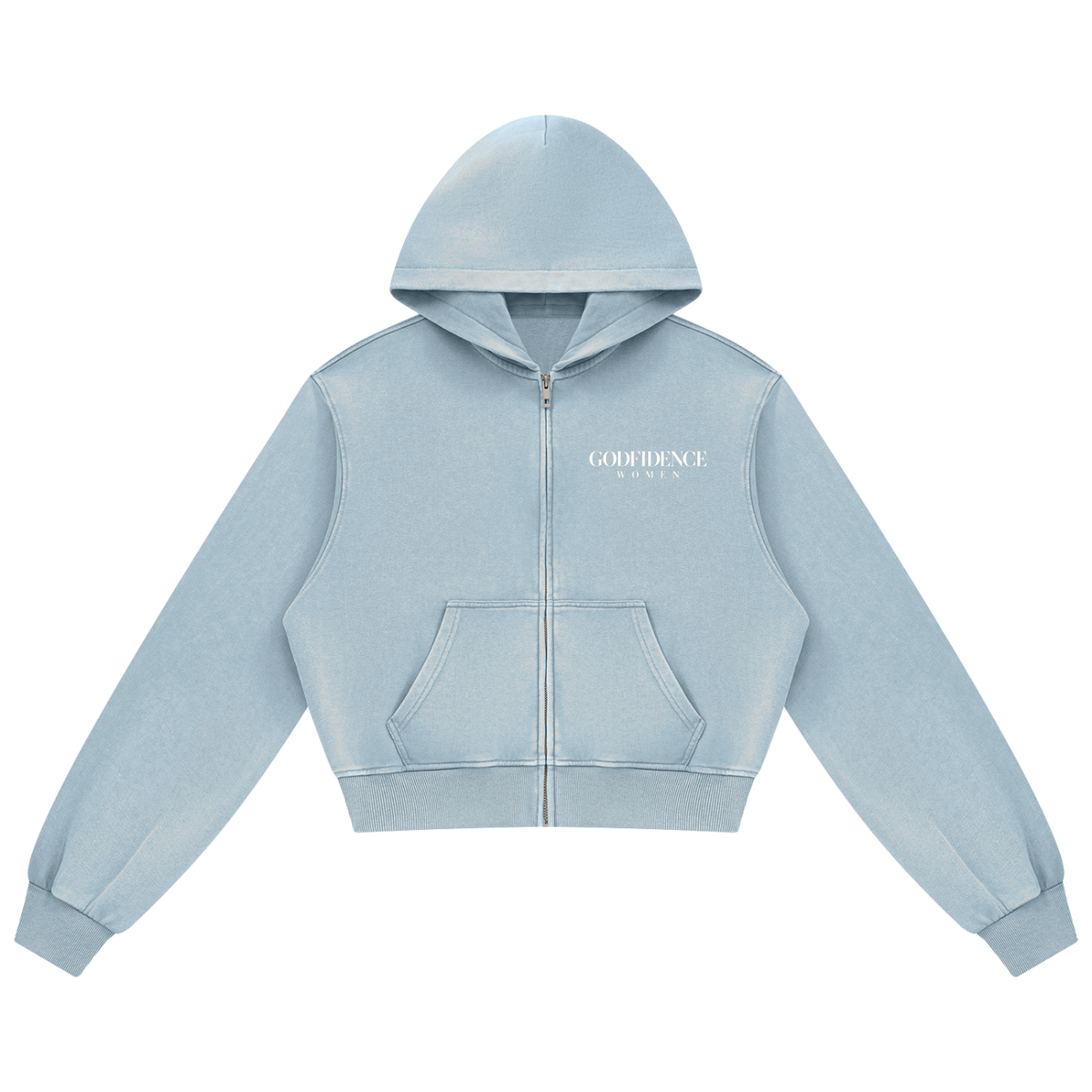 Women's Mineral Wash Full Zip Hoodie