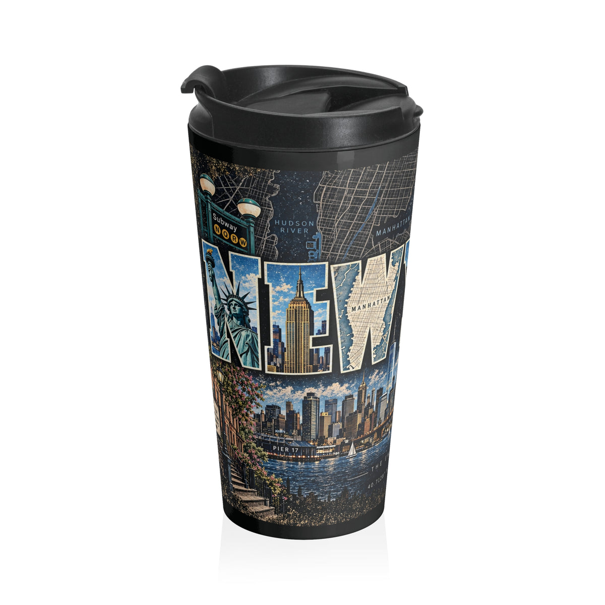 NYC Cityscape Travel Mug