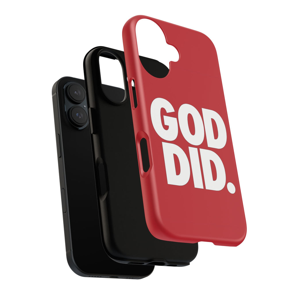 Red GOD DID Phone Case