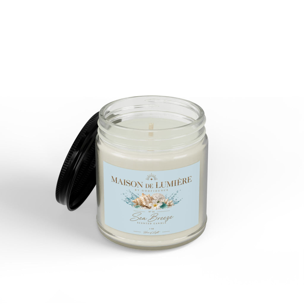 Sea Breeze Scented Soy Candle Jar