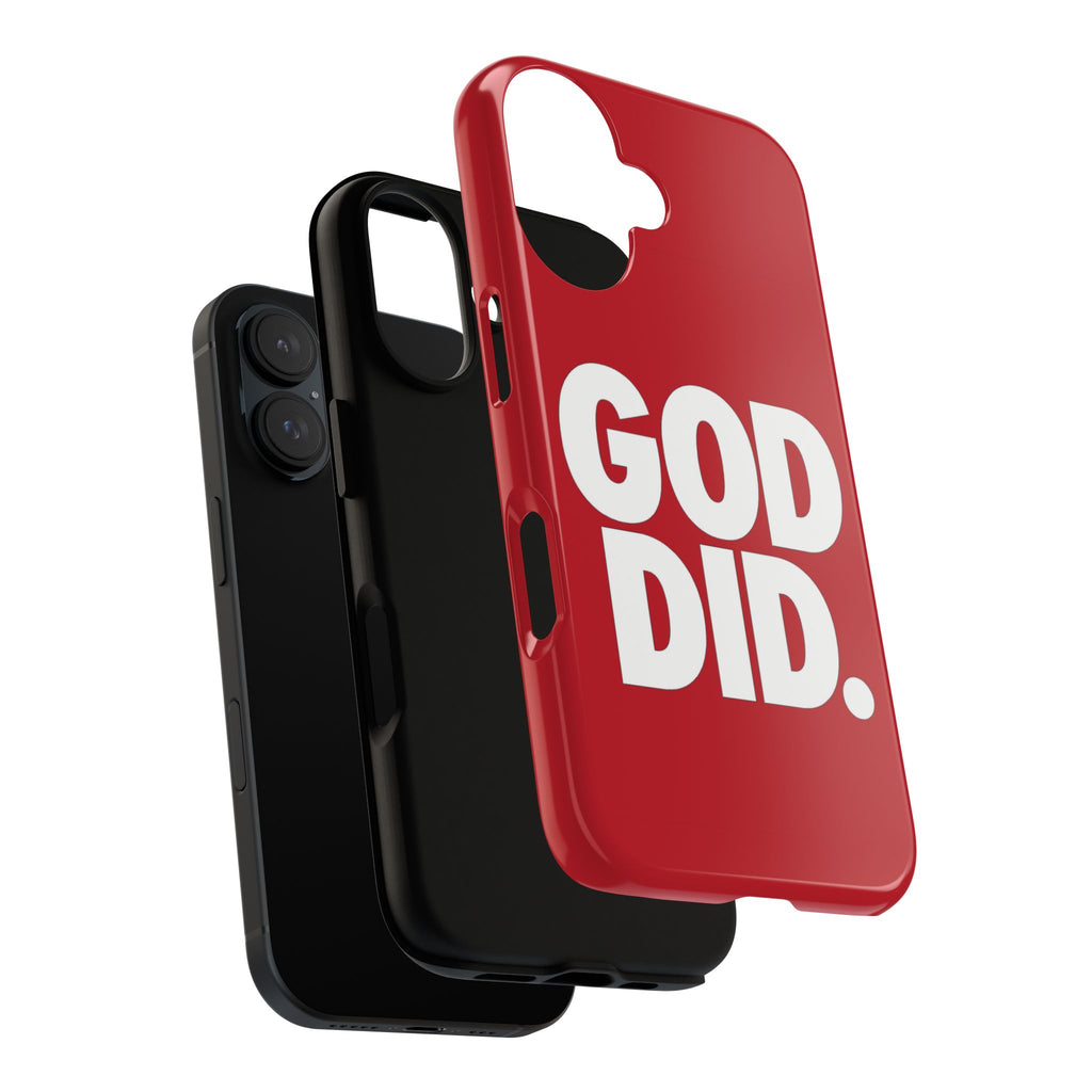 Red GOD DID Phone Case