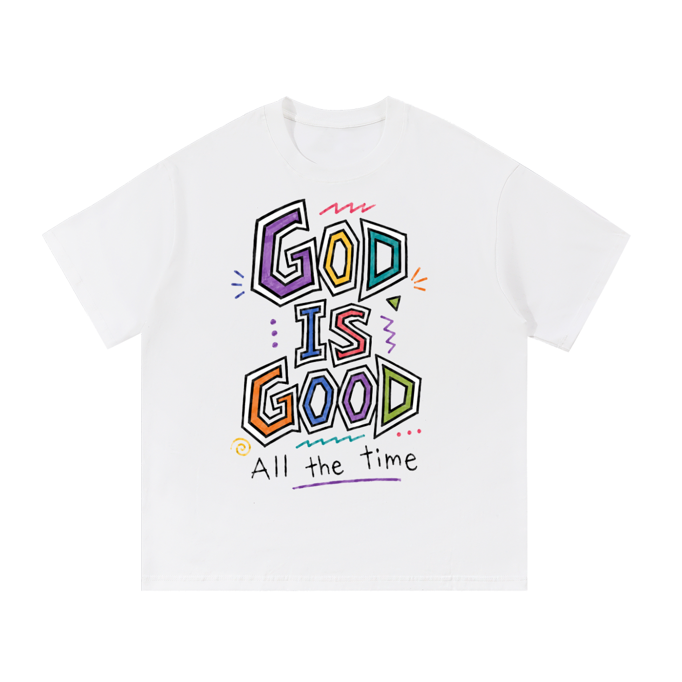 Retro Inspired God Is Good Tee