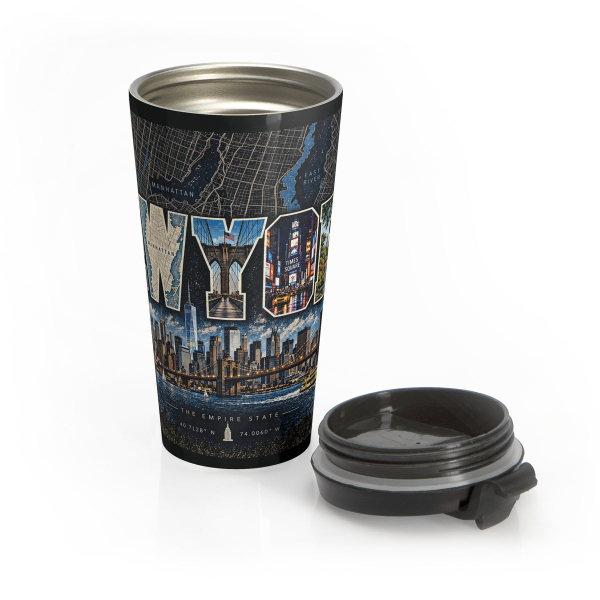 NYC Cityscape Travel Mug