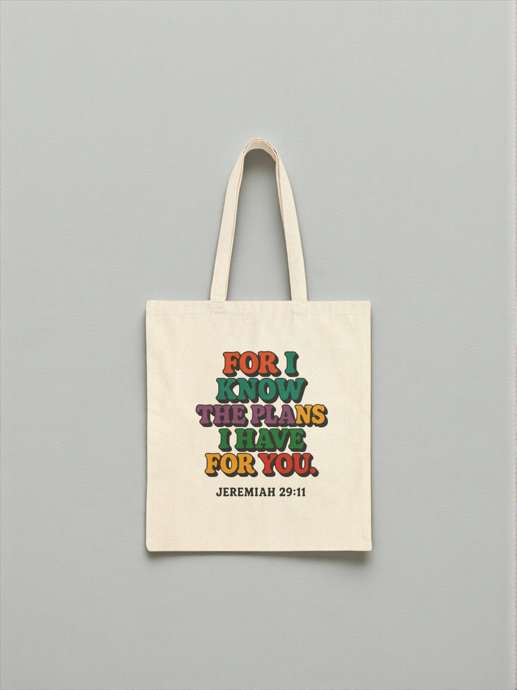 Jeremiah 29:11  Tote bag