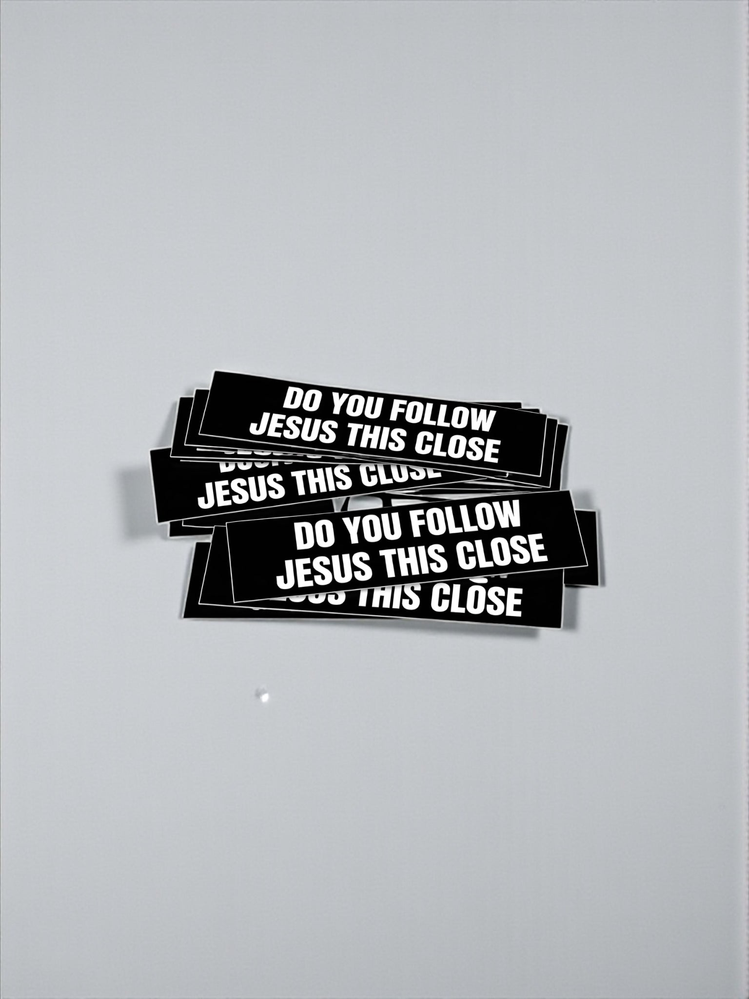Do You Follow Jesus Bumper Sticker