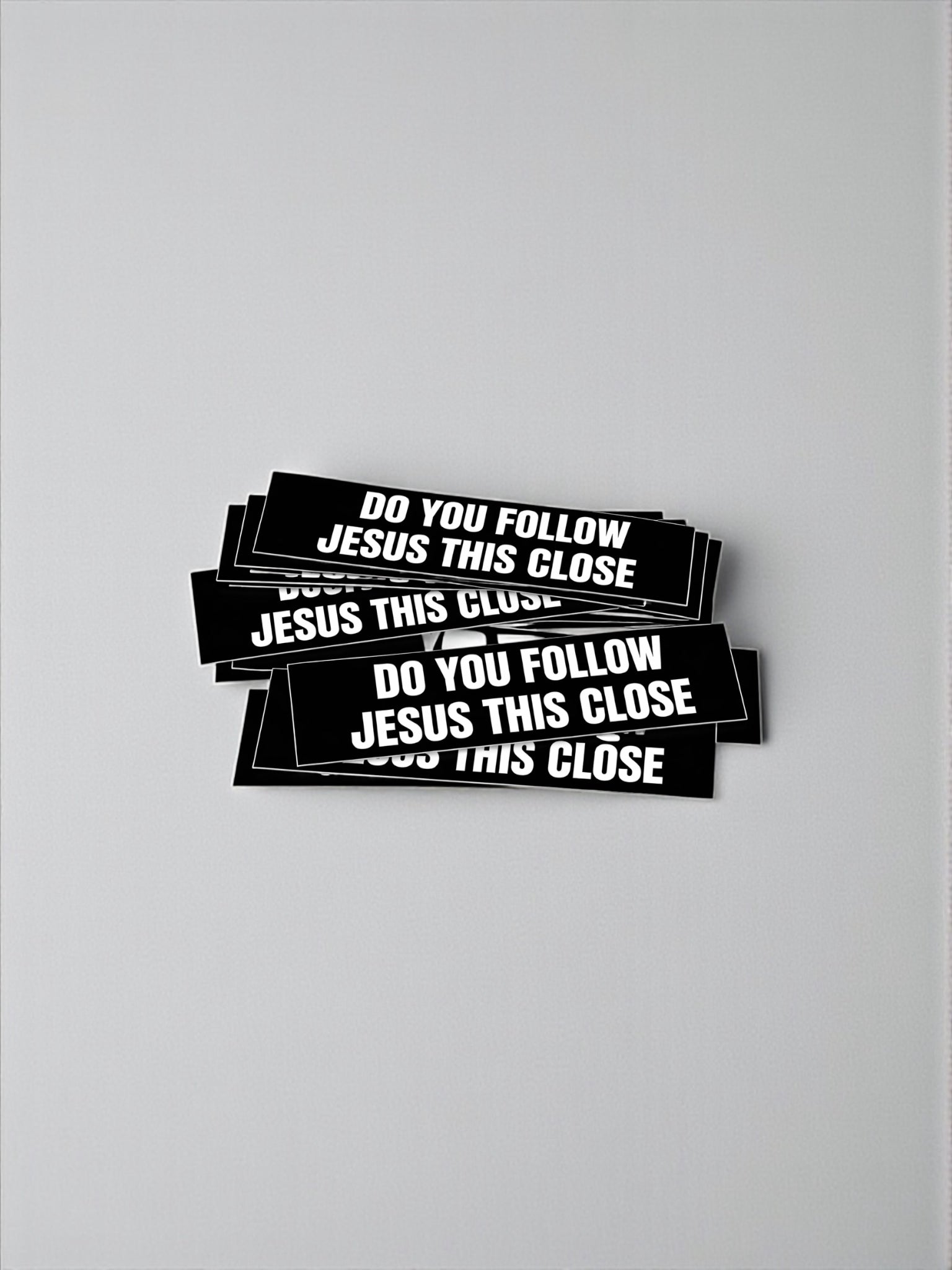 Do You Follow Jesus Bumper Sticker
