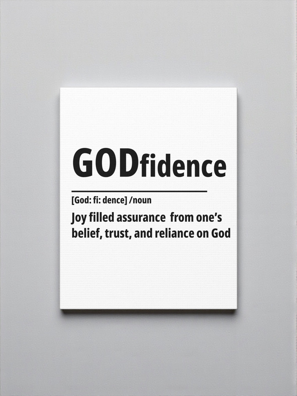 Godfidence Definition Canvas