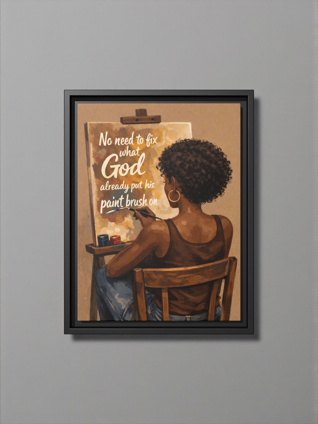 Framed Matte Canvas Art