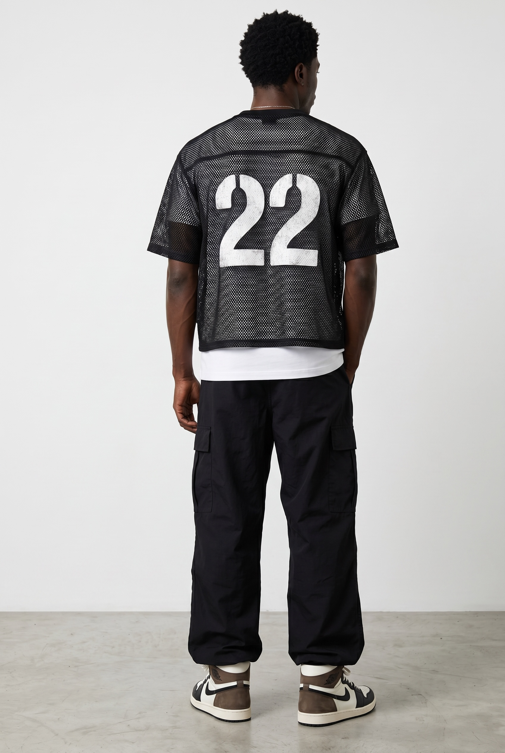 Boxy Net Mesh Tee