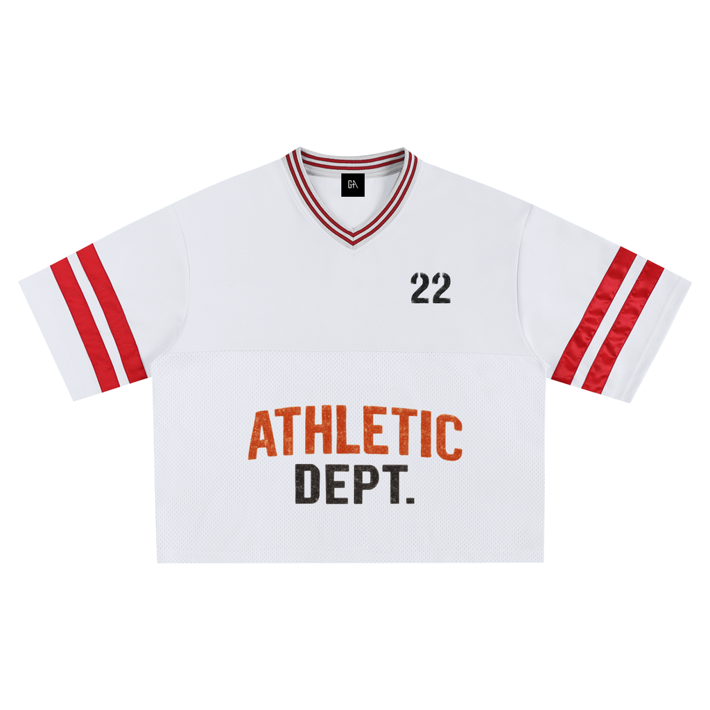 Taped Mesh Boxy T-Shirt