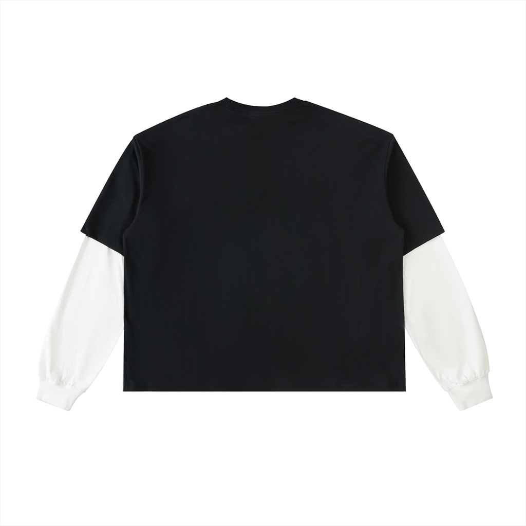 Members Only Contrast Sleeve Tee